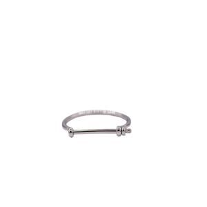NEW KNOTWTR women's hook bracelet in silver